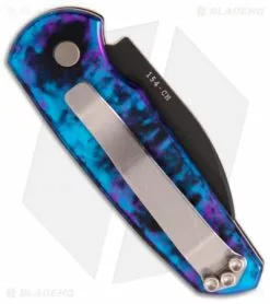 Pro-Tech Rare Protech Sidekick III 3 Jazz Automatic Knife (1.99" Black) 5 Pro-Tech Rare Protech Sidekick III 3 Jazz Automatic Knife (1.99" Black) -Avokelavavat Sales Store protech sidekick 3 jazz bt warncliff back