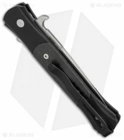 Pro-Tech The Don Automatic Knife Carbon Fiber + Clip (3.5" Satin) 1704 -Avokelavavat Sales Store protech the don 1704 side