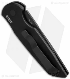 Pro-Tech TR-3 Shaw Skull Automatic Knife Coin Struck Inlay (3.5" Black) TR-3.42 -Avokelavavat Sales Store protech tr 3 42 skull side cm