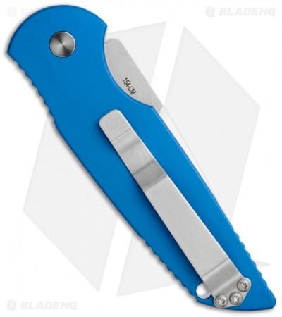 Pro-Tech Protech Tactical Response 3 Blue Automatic Knife (3.5" Satin Plain) TR-3 4 Pro-Tech Protech Tactical Response 3 Blue Automatic Knife (3.5" Satin Plain) TR-3 - Image 2
