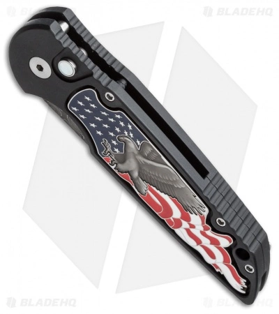 Pro-Tech TR-3 Shaw Eagle Automatic Knife (3.5" Damascus) 4 Pro-Tech TR-3 Shaw Eagle Automatic Knife (3.5" Damascus) - Image 2