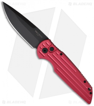 Pro-Tech Tactical Response TR-3 SWAT Red Automatic Knife (3.5" Black Plain) 3 Pro-Tech Tactical Response TR-3 SWAT Red Automatic Knife (3.5" Black Plain)