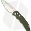 Pro-Tech Protech TR-4.1 Green Tactical Response 4 Automatic Knife (4" Stonewash Plain)