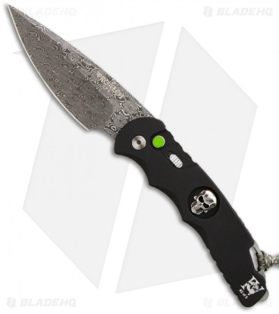 Pro-Tech Protech USN G4 TR-4 Skull Fireball Custom Automatic Knife (4" Damascus) 3 Pro-Tech Protech USN G4 TR-4 Skull Fireball Custom Automatic Knife (4" Damascus)