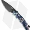 Pro-Tech TR-4 Skull Automatic Knife Gray/Magenta Splash (4" Black)