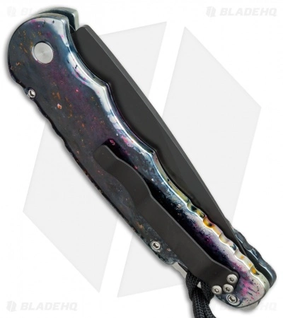 Pro-Tech TR-4 Skull Automatic Knife Gray/Magenta Splash (4" Black) 5 Pro-Tech TR-4 Skull Automatic Knife Gray/Magenta Splash (4" Black) - Image 3