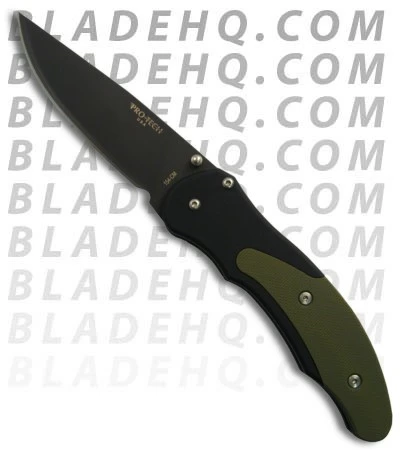 Pro-Tech Defiance D/A Automatic Knife Green G-10 (Black PLN) 1806 3 Pro-Tech Defiance D/A Automatic Knife Green G-10 (Black PLN) 1806
