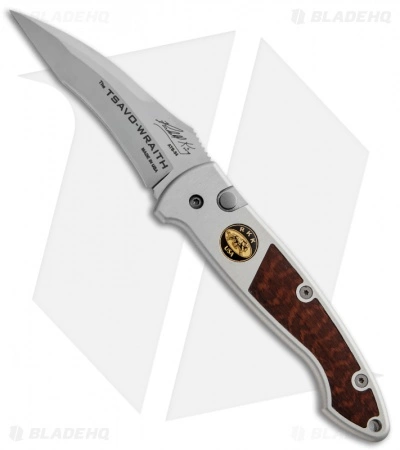 Randall King Custom Tsavo Wraith Automatic Knife W/ Snakewood 3 Randall King Custom Tsavo Wraith Automatic Knife W/ Snakewood