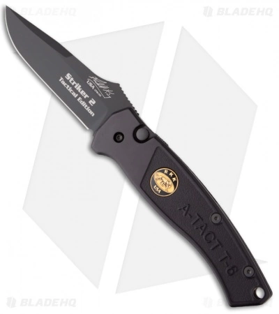 Randall King Tactical Swift Striker II Auto Knife (3" Black Plain) 3 Randall King Tactical Swift Striker II Auto Knife (3" Black Plain)