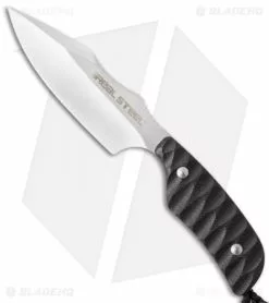 Real Steel Knives Mini 130A Fixed Blade Neck Knife (3" Satin)