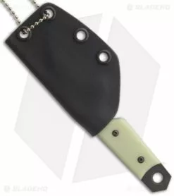 Sam Eddleman Wharncliffe Dashi Neck Knife Moon Glow Fixed Blade (2" Plain) -Avokelavavat Sales Store sam eddleman 5 moon glow sheath