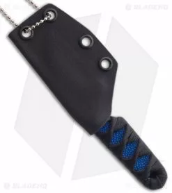 Sam Eddleman Wharncliffe Dashi Neck Knife Cord Wrap Blue Rayskin (2" Plain) 5 Sam Eddleman Wharncliffe Dashi Neck Knife Cord Wrap Blue Rayskin (2" Plain) -Avokelavavat Sales Store sam eddleman 8 cord wrap ray skin sheath