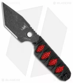Sam Eddleman Dashi Gen 2 Tanto Neck Knife Cord Wrap Red Rayskin (2" Plain) -Avokelavavat Sales Store sam eddleman fixed dashi red acid wash dashi tanto gen2