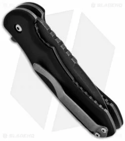 Sam Eddleman ESP Flipper Liner Lock Knife Black G-10 (3" Acid Wash) -Avokelavavat Sales Store sam eddlemen ikbs flipper g10 black side