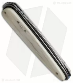 Corrie Schoeman Large Raindrop Liner Lock Knife Giraffe Bone (3.6" Satin) 7 Corrie Schoeman Large Raindrop Liner Lock Knife Giraffe Bone (3.6" Satin) -Avokelavavat Sales Store schoeman lg raindrop giraffe satin cm side