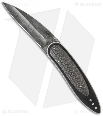 Corrie Schoeman Struggle Flipper Folder LSCF (3.5" Damascus) 3 Corrie Schoeman Struggle Flipper Folder LSCF (3.5" Damascus)