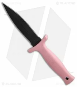 Schrade Compact Boot Knife D/E Pink (3.5" Black) SCHF19P -Avokelavavat Sales Store schrade compact boot knife DE pink black SCHF19P BHQ 21983 er side
