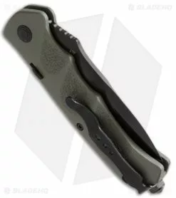 Schrade Extreme Survival Spear Point Automatic Knife Green (3.25" Black) SC60OD -Avokelavavat Sales Store schrade extreme survival od green spear serrated sc60ods side