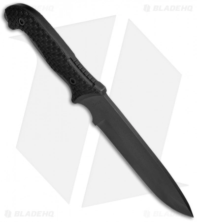 Schrade Frontier SCHF52 Fixed Blade Knife Black TPE (7" Black) 4 Schrade Frontier SCHF52 Fixed Blade Knife Black TPE (7" Black) - Image 2