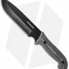 Schrade Frontier SCHF52M Fixed Blade Knife Black/Gray Micarta (7" Black) -Avokelavavat Sales Store schrade fixed schf52m cm