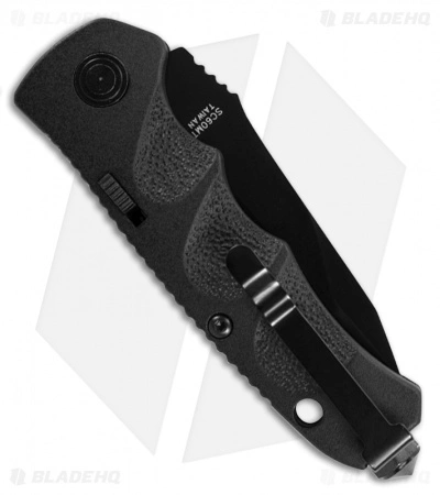Schrade Mini Tanto Automatic Knife Black Aluminum (2.5" Black) SC60MBT 4 Schrade Mini Tanto Automatic Knife Black Aluminum (2.5" Black) SC60MBT - Image 2