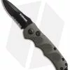 Schrade Mini Extreme Survival Spear Point Auto Knife Green (2.5" Serr) SC60MODS