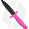 Schrade Fixed Blade Knife Small Boot Knife Pink TPE (3.6" Black Plain) SCHF19HPF