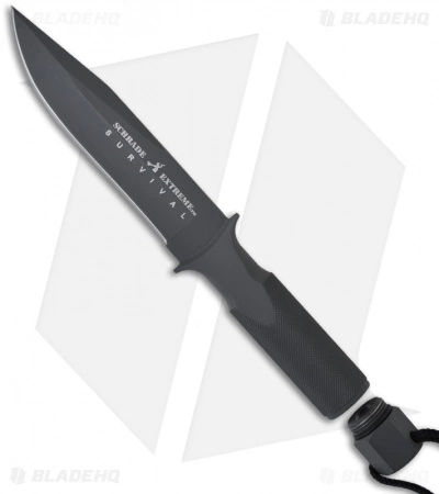 Schrade Extreme Survival Fixed Blade Knife W/ Bit Driver (5.5" Gray) SCHF2SM 4 Schrade Extreme Survival Fixed Blade Knife W/ Bit Driver (5.5" Gray) SCHF2SM - Image 2
