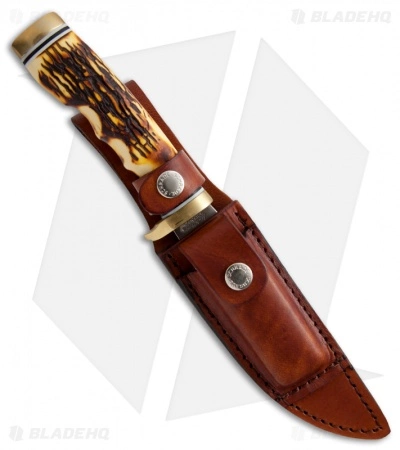 Schrade Uncle Henry Golden Spike Fixed Blade Knife (5" Satin) 153UH 4 Schrade Uncle Henry Golden Spike Fixed Blade Knife (5" Satin) 153UH - Image 2