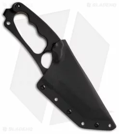 SLYSTEEL Shark Tooth Tactical I Fixed Blade Knife (3.5" Black Serr) -Avokelavavat Sales Store slysteel shark tooth tactical shark02 tp sly10 sheath