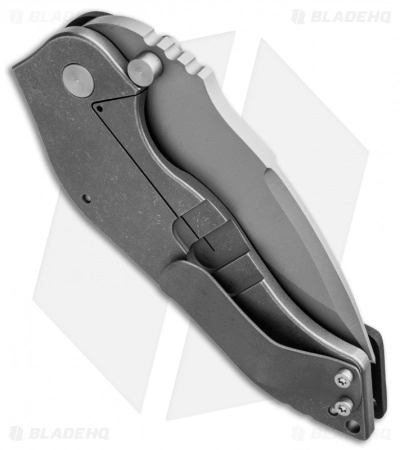 Sniper Bladeworks DMF Clip Point Knife Black G-10 Framelock (3.5" Bead Blast) 4 Sniper Bladeworks DMF Clip Point Knife Black G-10 Framelock (3.5" Bead Blast) - Image 2