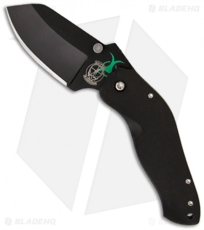 Sniper Bladeworks Toxic Mini DH Dark Hallow Framelock Folder (3.25" Black) 3 Sniper Bladeworks Toxic Mini DH Dark Hallow Framelock Folder (3.25" Black)