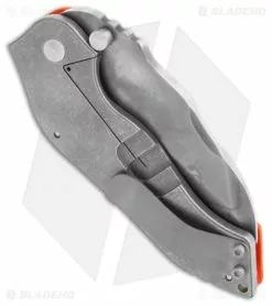 Sniper Bladeworks DMF Framelock Folder Orange G-10 Knife (3.5" Hamon) 5 Sniper Bladeworks DMF Framelock Folder Orange G-10 Knife (3.5" Hamon) -Avokelavavat Sales Store sniper dmf 1095 hamon orange side