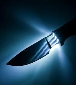 SOG Bladelight Camp Fixed Blade Knife W/ LEDs (4.50" Satin Plain) BLT21K -Avokelavavat Sales Store sog bladelight camp blt21k cp light