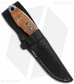 SOG Huntspoint Skinning Knife Fixed S30V Blade / Wood (3.6" Satin Plain) HT013L -Avokelavavat Sales Store sog huntspoint skinning boning wood fixed ht022l ht012l sheath