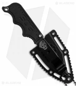 SOG Instinct Mini Fixed Blade Knife Black G-10 (1.9" Satin) NB1002 -Avokelavavat Sales Store sog instinct mini black g10 nb1002 sheath jm