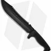 SOG Jungle Primitive Fixed Blade Machete Knife W/ Sheath (Black SER) F03T -Avokelavavat Sales Store sog jungle primitive f03t n