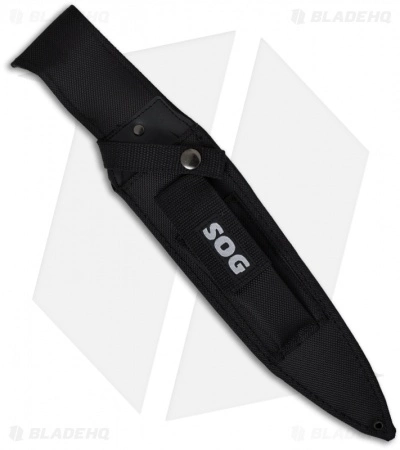 SOG Jungle Warrior Fixed Blade Knife (9.75" Black) F14 4 SOG Jungle Warrior Fixed Blade Knife (9.75" Black) F14 - Image 2