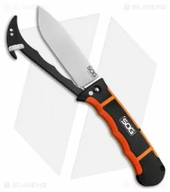 SOG Rotohook Clip Point Fixed Blade Knife (4.50" Satin Plain) HT101L -Avokelavavat Sales Store sog rotohook fixed ht101l hook