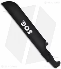 SOG SOGfari Machete - 13" Fixed Blade Knife W/ Sheath (Black) MC-01 -Avokelavavat Sales Store sog sogfari machete 13 sheath