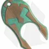Andre De Villiers AdV Tactical Spartan Pocket Knuck V2 - Green/Bronze Titanium -Avokelavavat Sales Store spartan knuck v2 grn bronze cm