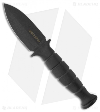Ontario Knife Company Ontario OKC GEN II SP54 Fixed Blade Knife (3.75" Black Plain) 3 Ontario Knife Company Ontario OKC GEN II SP54 Fixed Blade Knife (3.75" Black Plain)
