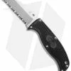Spyderco Enuff Sheepfoot Fixed Blade Knife (2.75" Satin Serr) FB31SBK 1 Spyderco Enuff Sheepfoot Fixed Blade Knife (2.75" Satin Serr) FB31SBK -Avokelavavat Sales Store spyderco enuff ser fb31sbk black
