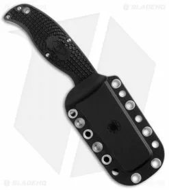 Spyderco Enuff Sheepfoot Fixed Blade Knife (2.75" Satin Serr) FB31SBK -Avokelavavat Sales Store spyderco enuff ser fb31sbk black sheath