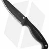 Spyderco Aqua Salt Fixed Blade Dive Knife (4.69" Black Full Serr) FB23SBBK -Avokelavavat Sales Store spyderco fb23sbbk ser cm