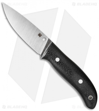 Spyderco Proficient Fixed Blade Knife Carbon Fiber (4" Satin) FB36CFP 3 Spyderco Proficient Fixed Blade Knife Carbon Fiber (4" Satin) FB36CFP