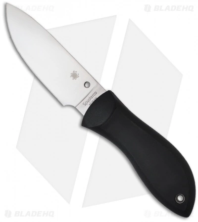 Spyderco Bill Moran Drop Point Fixed Blade Knife (3.88" Satin Plain) FB02P 3 Spyderco Bill Moran Drop Point Fixed Blade Knife (3.88" Satin Plain) FB02P