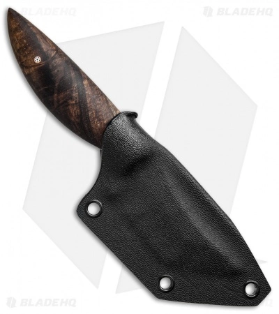 Stark Creations Persian Tanto Fixed Blade Knife Koa Wood (2.875" Two-Tone) 5 Stark Creations Persian Tanto Fixed Blade Knife Koa Wood (2.875" Two-Tone) - Image 3