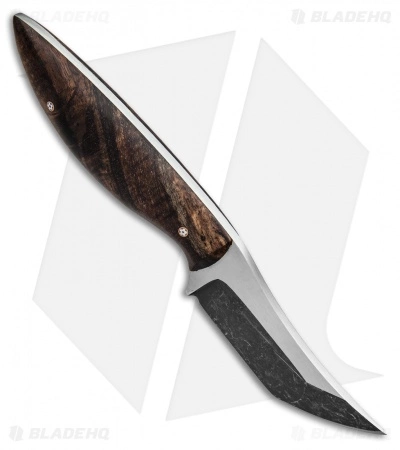 Stark Creations Persian Tanto Fixed Blade Knife Koa Wood (2.875" Two-Tone) 4 Stark Creations Persian Tanto Fixed Blade Knife Koa Wood (2.875" Two-Tone) - Image 2