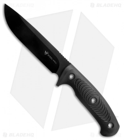 Steel Will Knives Steel Will Roamer Fixed Blade Knife Black TPE (5.5" Black) R305-1BK 3 Steel Will Knives Steel Will Roamer Fixed Blade Knife Black TPE (5.5" Black) R305-1BK